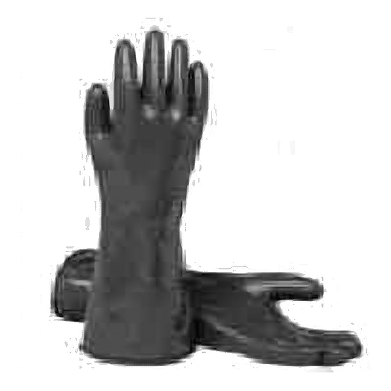 GLOVES PLASTIC OIL/ACID RESIST