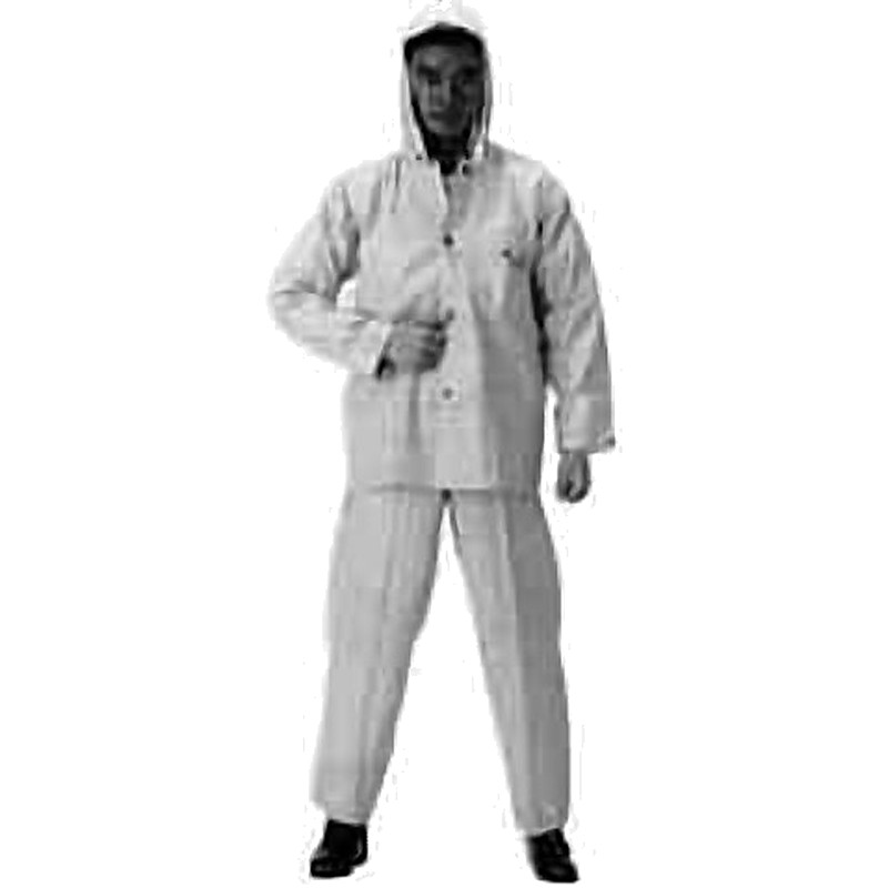RAIN SUIT WITH HOOD VINYL L