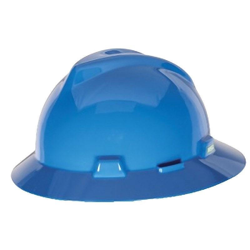 HAT SAFETY SLOTTED V-GARD WITHSTAZ-ON SUSPENSION BLGREEN M