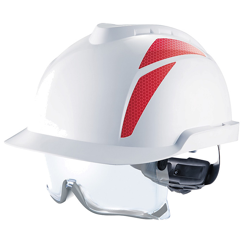 HELMET SAFETY WITHSPECTACLE NONVENTED MSA V-GARD930