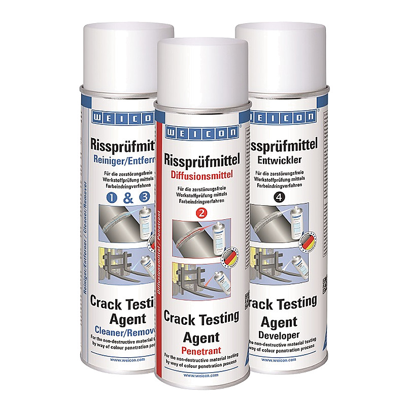 CRACK TESTING AGENT SET WEICON CLEANER & PENETRANT & DEVELOPER