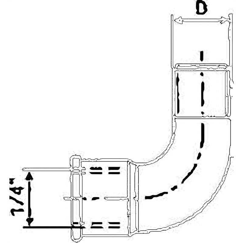 CONNECTION BENT 1002 FOR AUTO GREASE DISPENSER