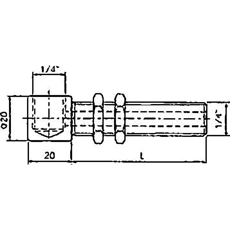 CONNECTION WITHTHREAD 1005 FOR AUTO GREASE DISPENSER
