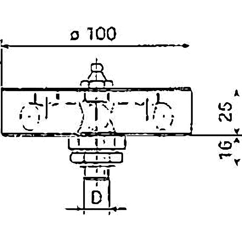 ADAPTER 4 FOLD 4101 FOR AUTO GREASE DISPENSER