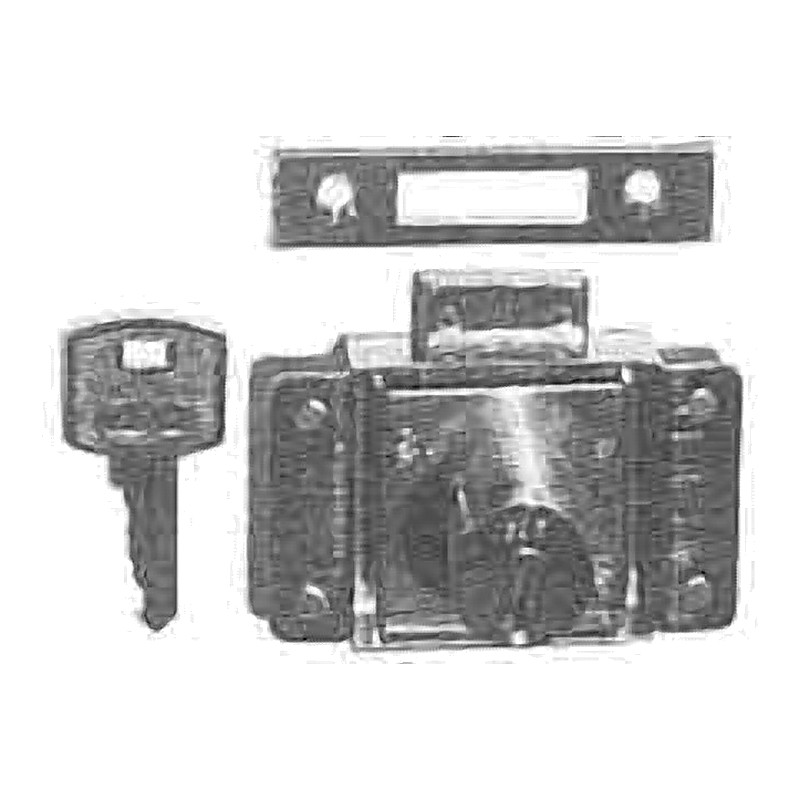 CYLINDER CABINET LOCK RIM TYPE OHS- LEFT HAND LOCK