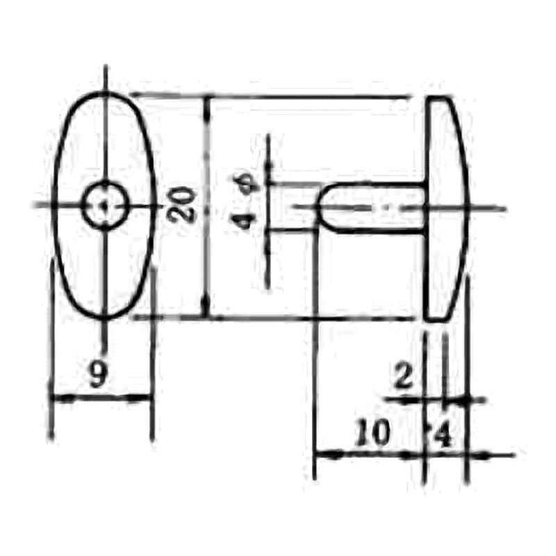 DOOR SILENCER FOR WOODEN DOOR OHS-4612