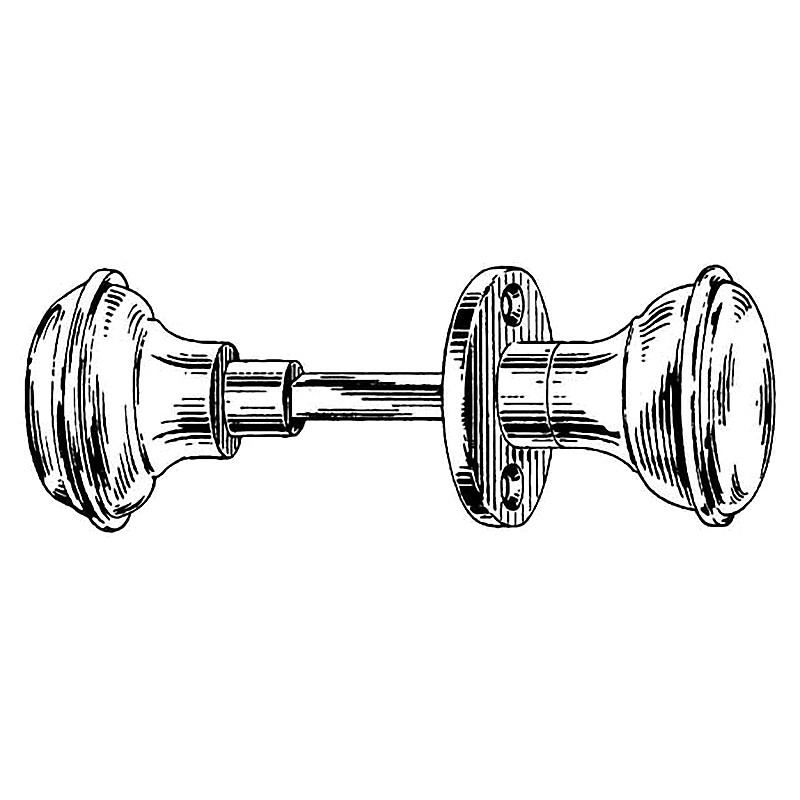 HANDLE KNOB ROUND FOR RIM LOCK SCHWEPPER 227A