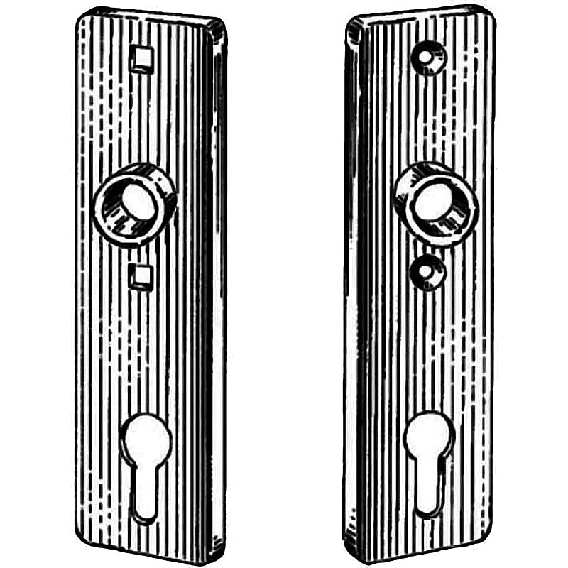 PLATE SHORT WITHCYLINDER HOLE S.STEEL SPACE Z