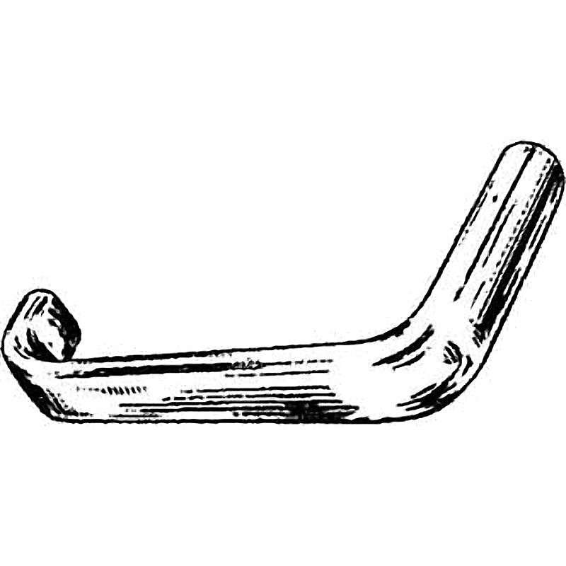 HANDLE FEMALE PART STAINLESS GRIP LENGTH /2