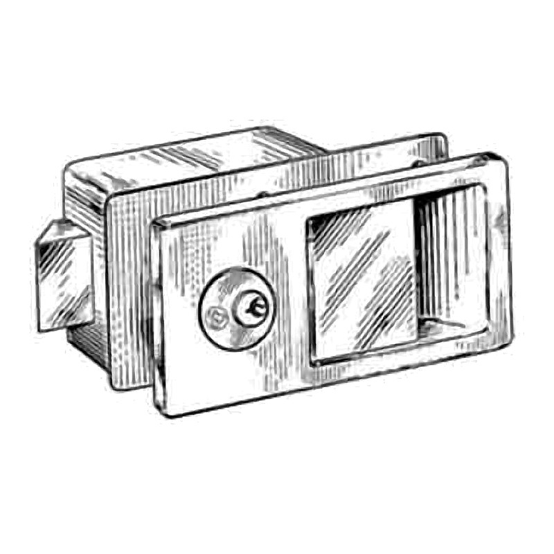 LOCK CABINET WITH CYLINDER DOOR