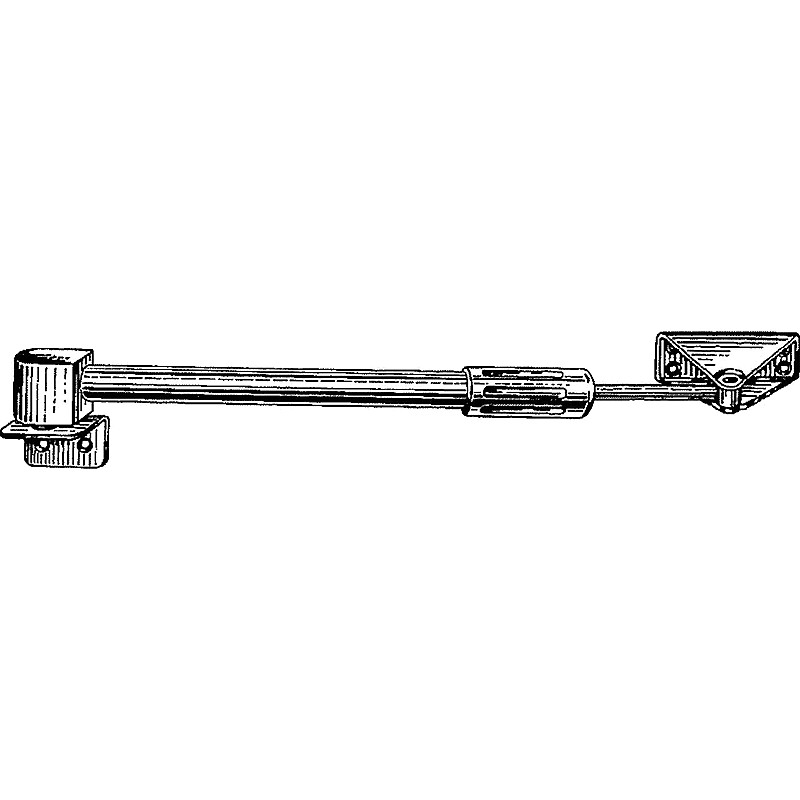 DOOR STAY WITH SET-SCREW STEEL