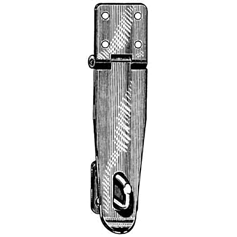 HASPS AND STAPLES ROLLED STEEL ZINC PLATED