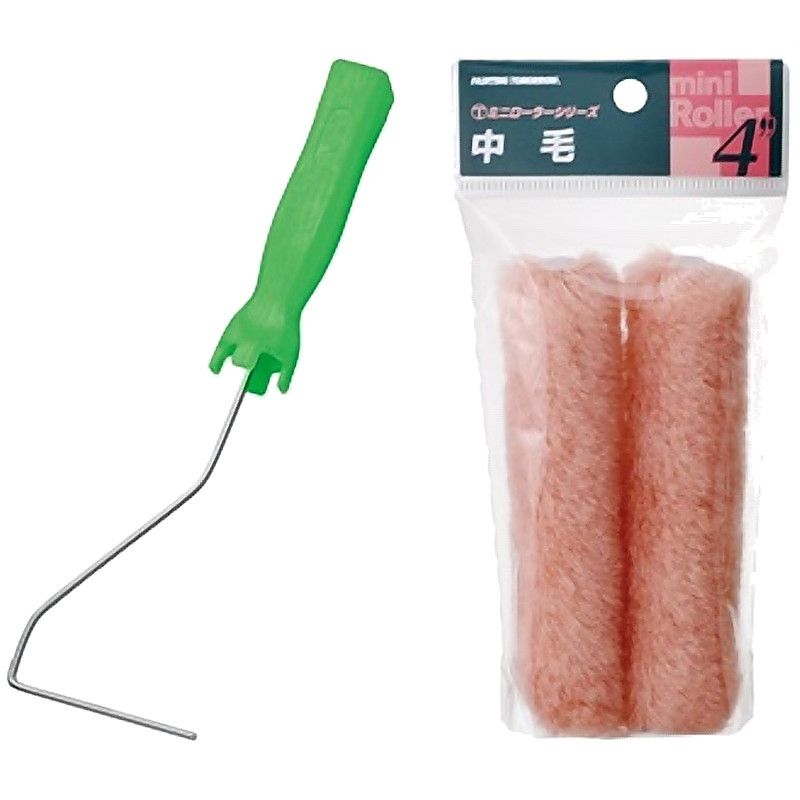 BURSH PAINT ROLLER MINI WITH HANDLE