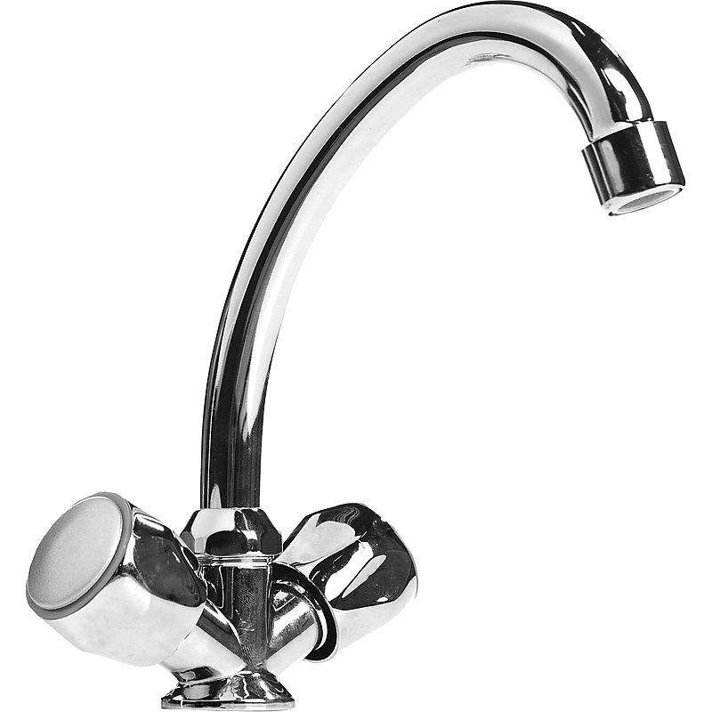 FAUCET WASHBASIN SA555020 1 HOLE WITHSWIVEL SPOUT