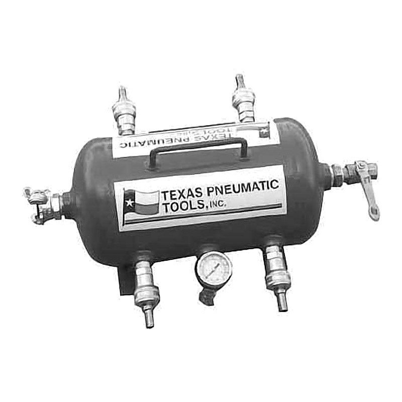 MANIFOLD AIR TANK STYLE RUSTIBUS TX-3AMF 4 OUTLETS