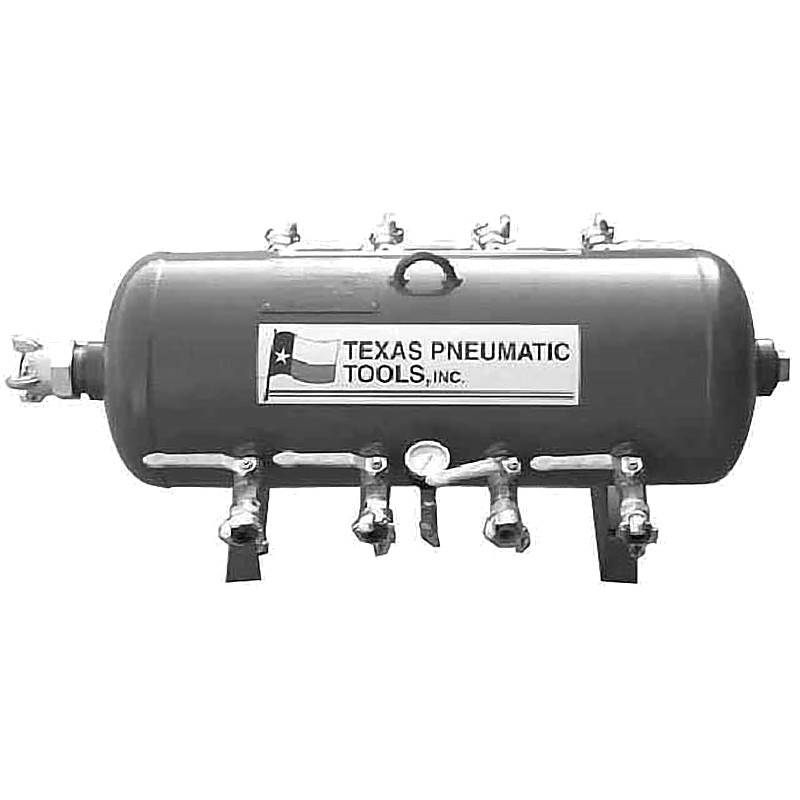 MANIFOLD AIR TANK STYLE RUSTIBUS TX-2AMF 8 OUTLETS