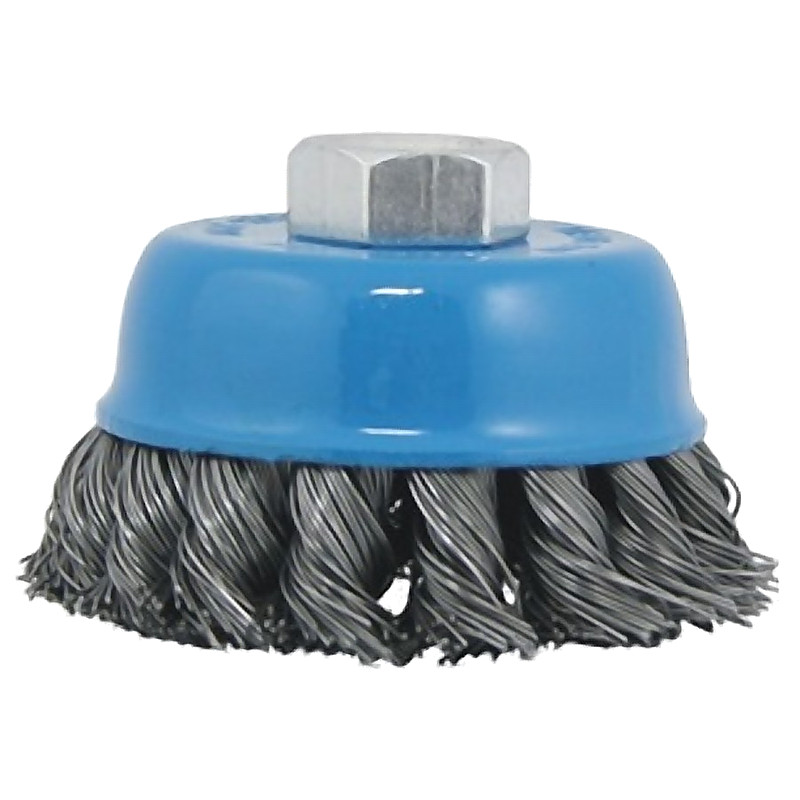 BRUSH WIRE CUP PLAITED DIA FOR DERUSTING BRUSH MAG9000