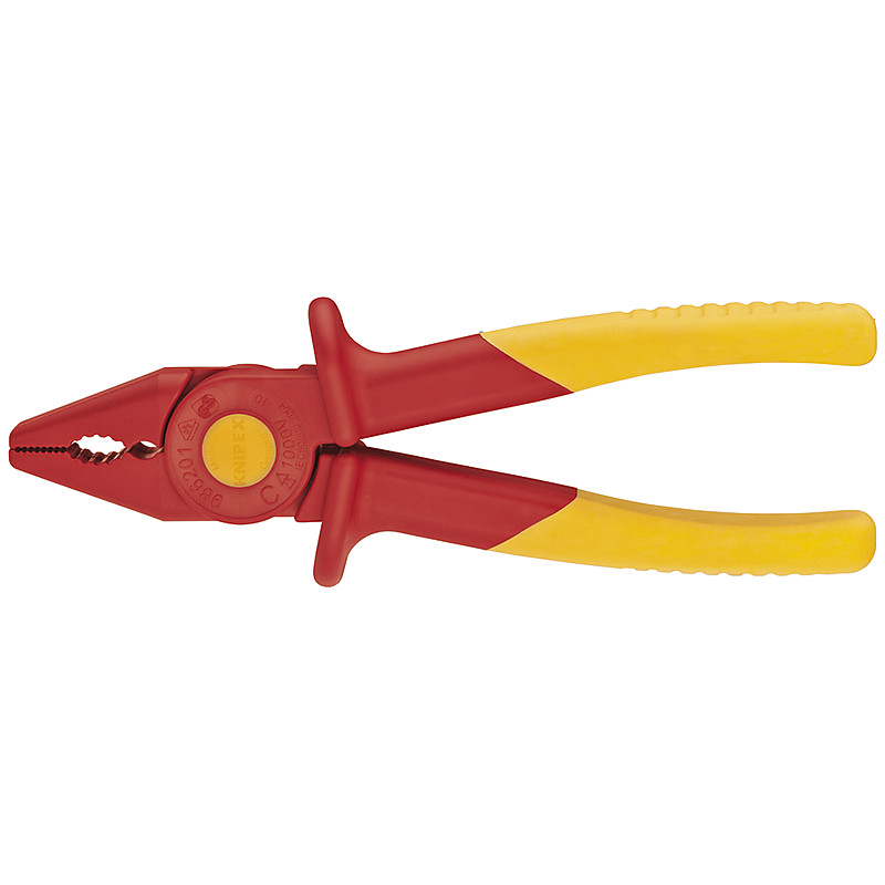 PLIER FLAT NOSE INSULATED PLASTIC