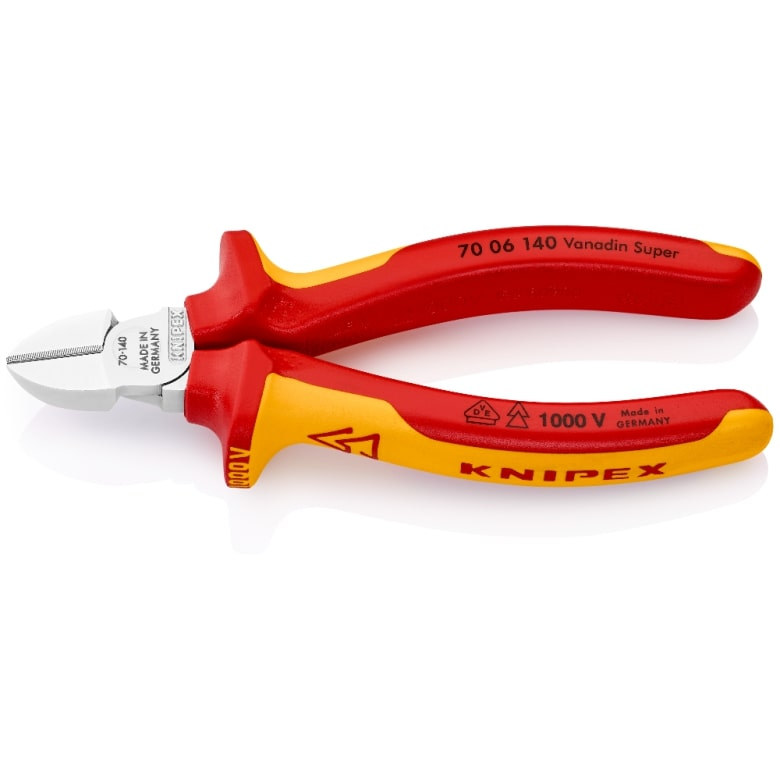 INSULATED DIAGONAL INSULATION CUTTERS VDE KNIPEX 7006125
