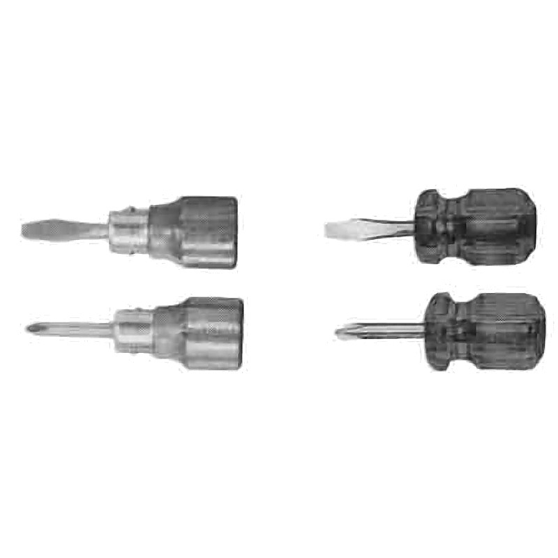 STUBBY S/DRIVER WOOD HANDLE SLOTTED