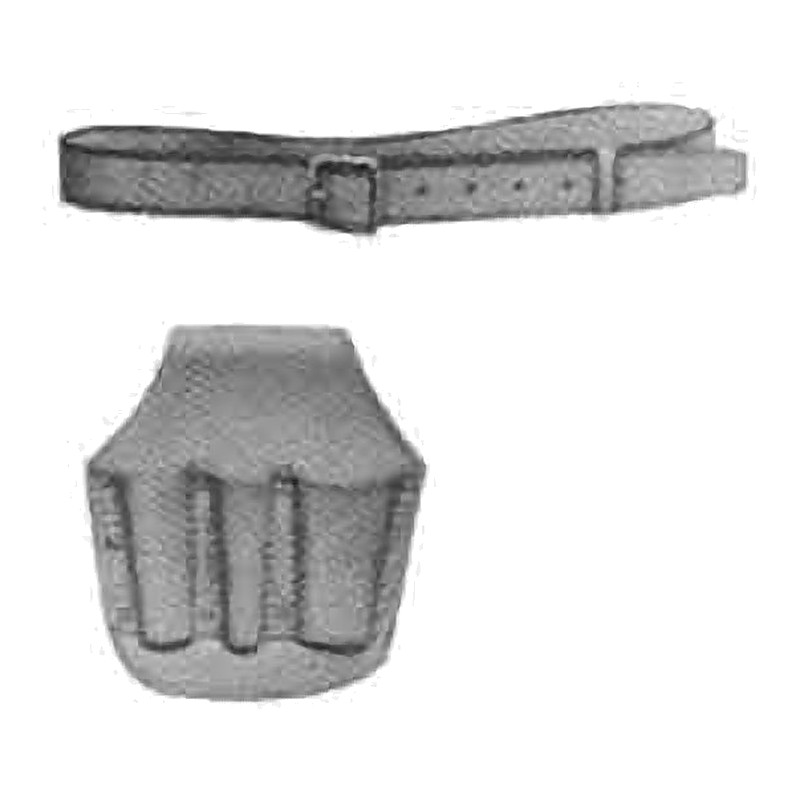 TOOL BELT ELECTRICIAN'S LEATHER WITH 3 TOOL POCKETS