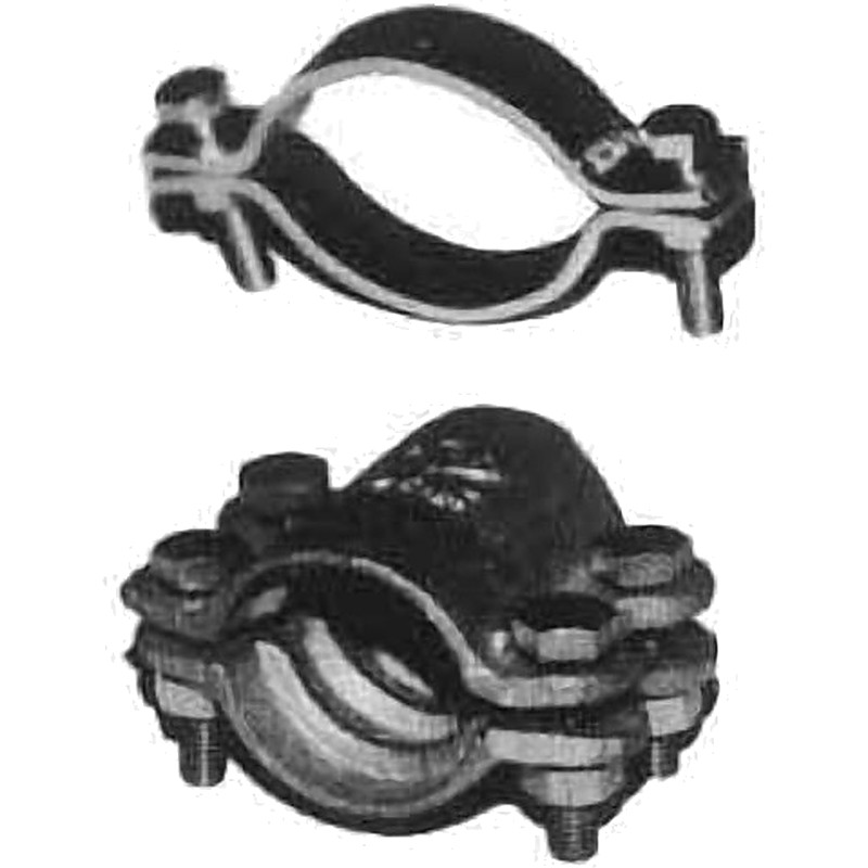 HOSE BAND DOUBLE BOLT TYPE MALLEABLE IRON