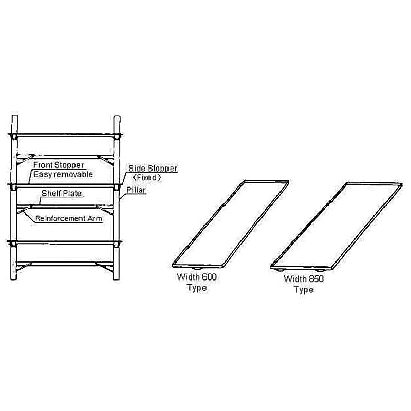 MASTER TOOLS & PARTS SHELF W1600XD850XH2300MM