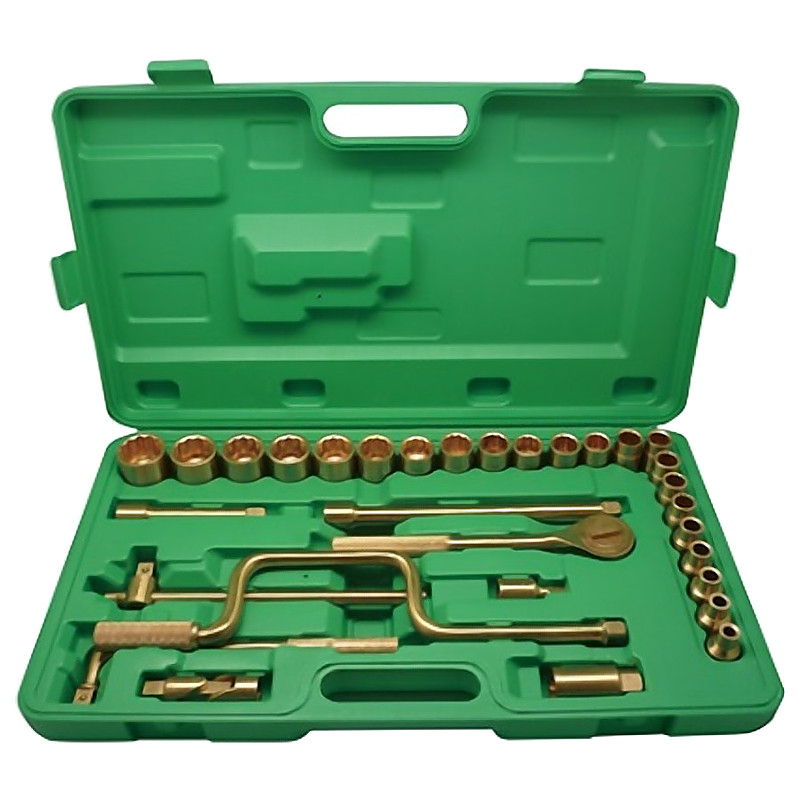 NON-SPARK SOCKET WRENCH SET BERYLLIUM COPPER
