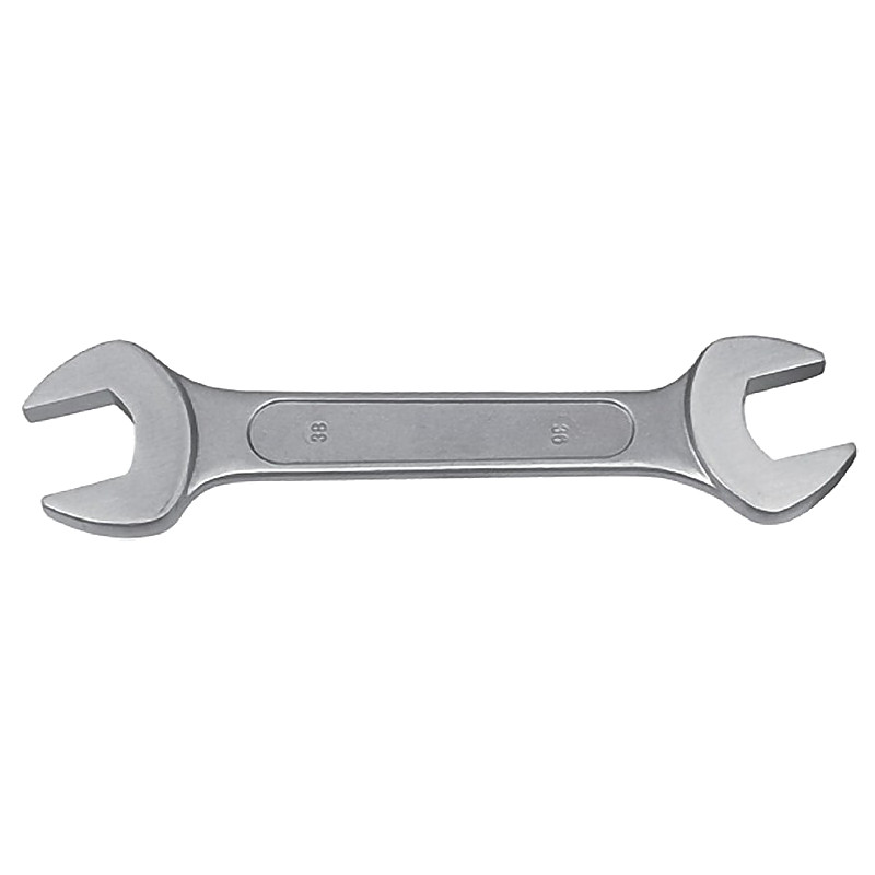STAINLESS STEEL DOUBLE OPEN END WRENCH OPENING ANGLE