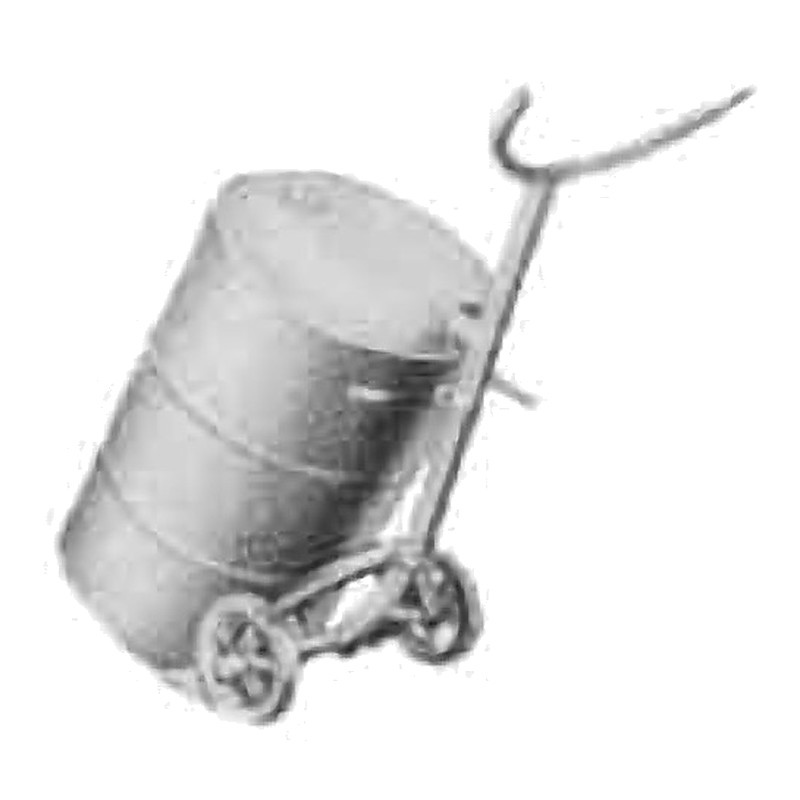 CARRIER FOR DRUM STEEL FRAMEWITH 2 AIR CUSHION TIRES