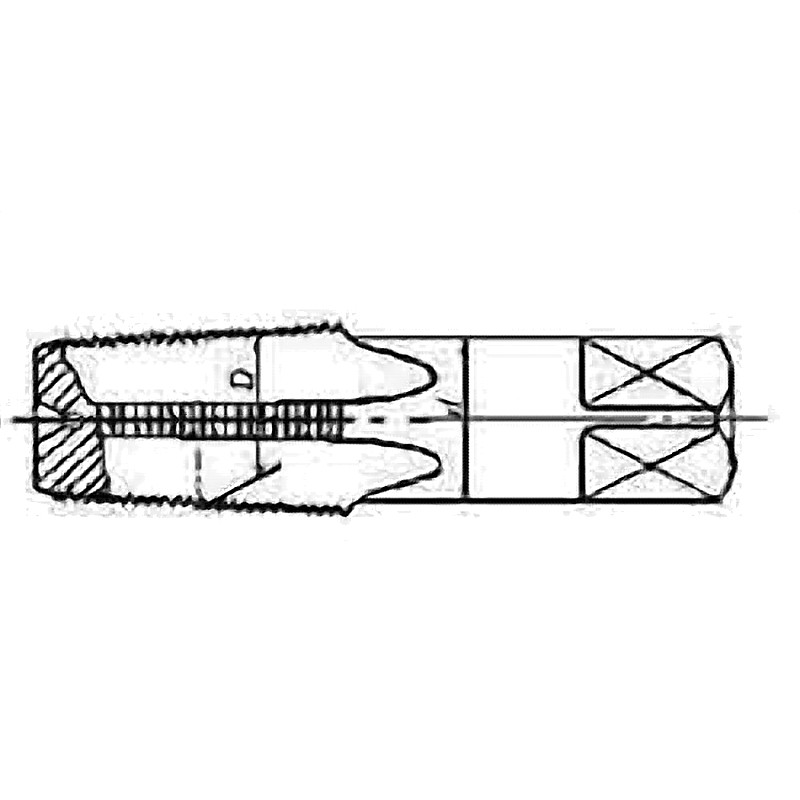 TAPER PIPE TAP FOR TAPER PIPE THREAD PT3/ T HSS