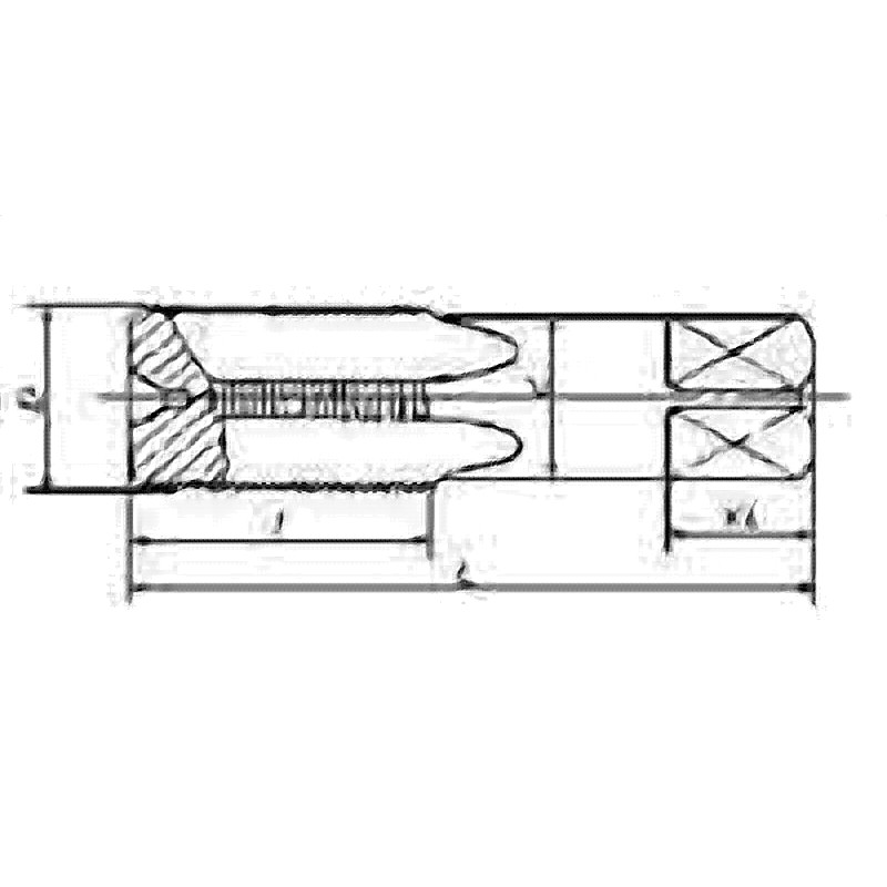 STR PIPE TAP FOR TAPER PIPE THREAD PS1/ T HSS