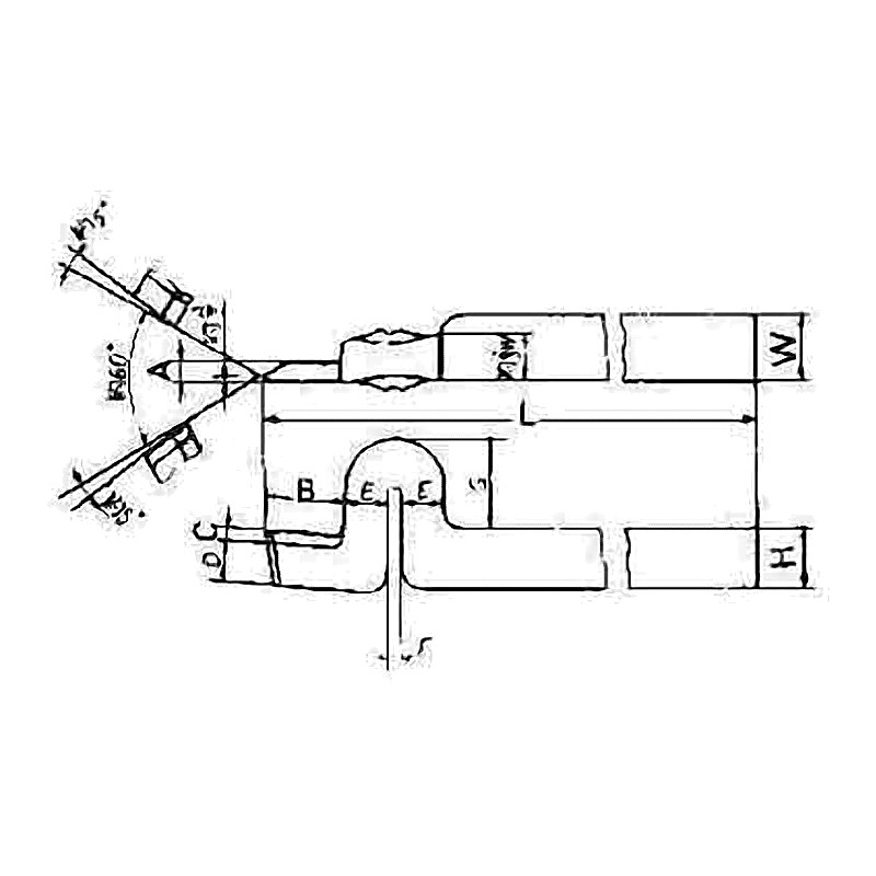 TOOL BIT TIP WELDED HSS SPRING THREADING-12
