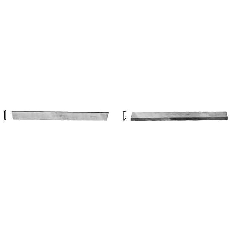 STRAIGHT EDGE STEEL BEVELED