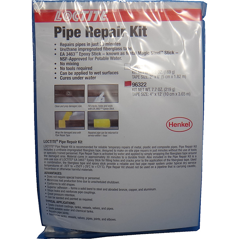 PIPE REPAIR KIT LOCTITE 5070 TAPE SIZE W50MMXL1800MM