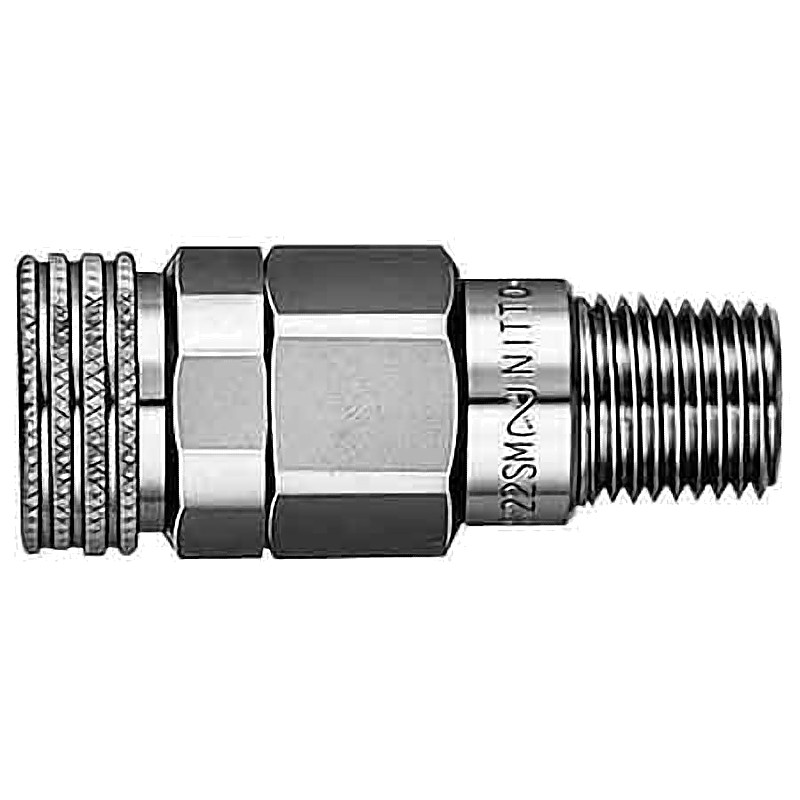 QUICK COUPLER SOCKET F/FUELGAS MALE THREADEND RC(PT) S33SM
