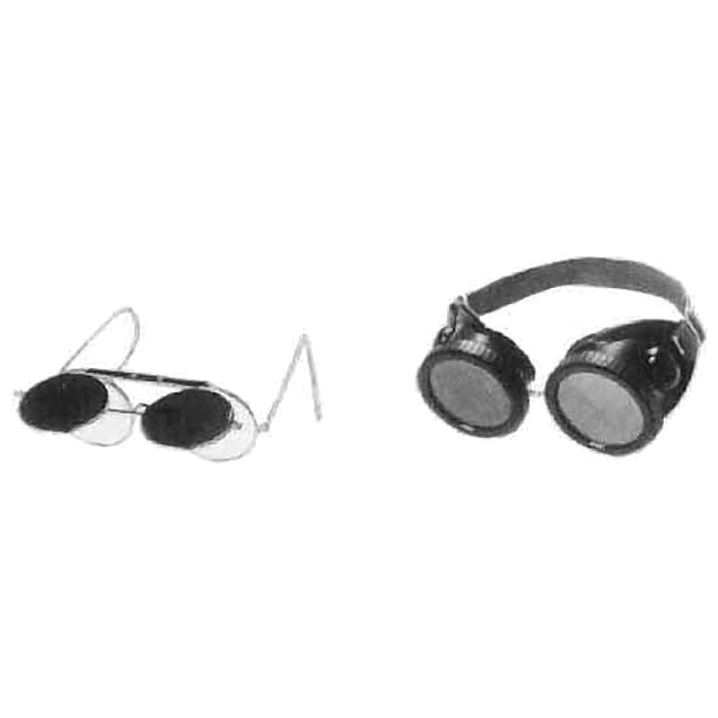 WELDERS' GOGGLES CONTOUR-MOULD TYPE