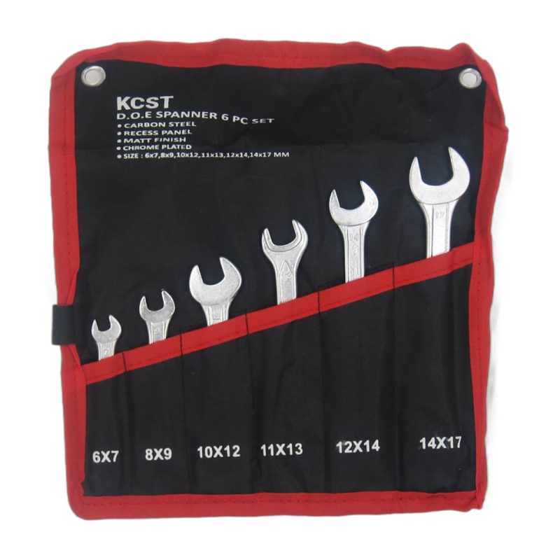 DOUBLE OPEN END WRENCH SET 3/ /16 TO 'S 3/ /X16 1/ /16 19/ /8 11/ /4 25/ /8 15