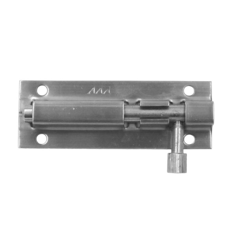 BARREL BOLT WITH SURFACE STRIKING PLATE BRASS W:28XL: