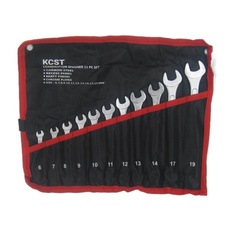 WRENCH SET OPEN & 12-PT BOX 6 TO 11'S (6 7 8 9 10 11 12 13 14 17 19)