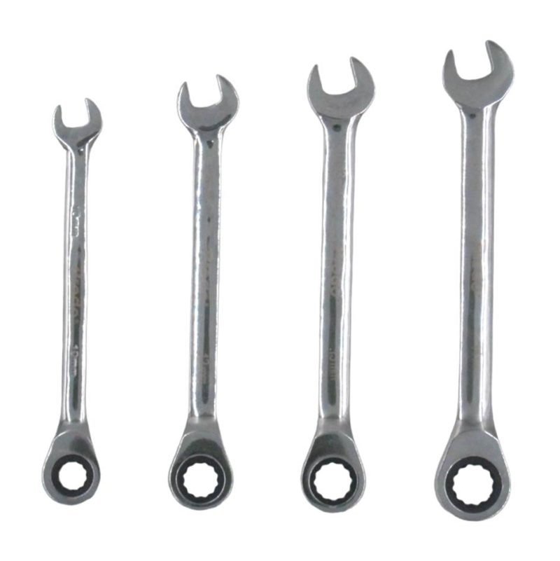 OPEN & RATCHET TYPE 12 PT BOX WRENCH SET 4'S (10 12 13 )
