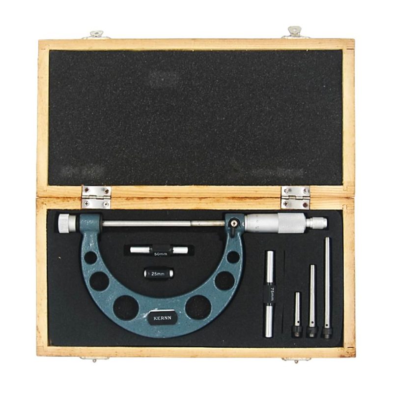 OUTSIDE MICROMETER WITH INTERCHANGEABLE ANVILS